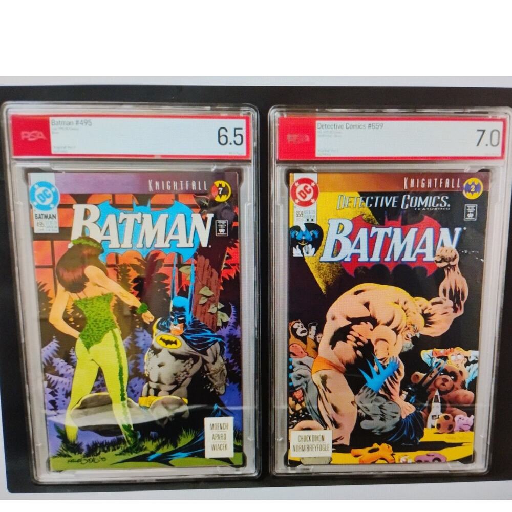 Lot of 2 Batman Comics, PSA Graded